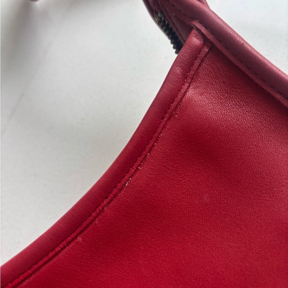 ✨🍒COACH Vintage Legacy Bag in Cherry Red Leather🍒✨ - Picture 11 of 12